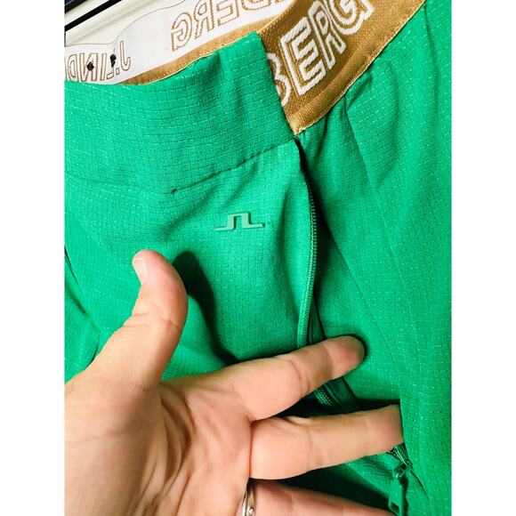 J. LINDEBERG Eleonora Green Branded Mid-Rise Elastic Waist Golf Pants Size 26 - Picture 3 of 12